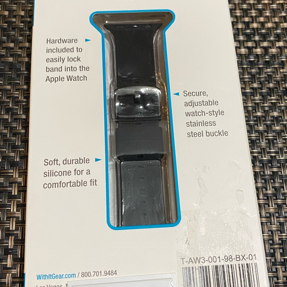 NWT 38/40MM Woven Silicone Band for Apple Watch